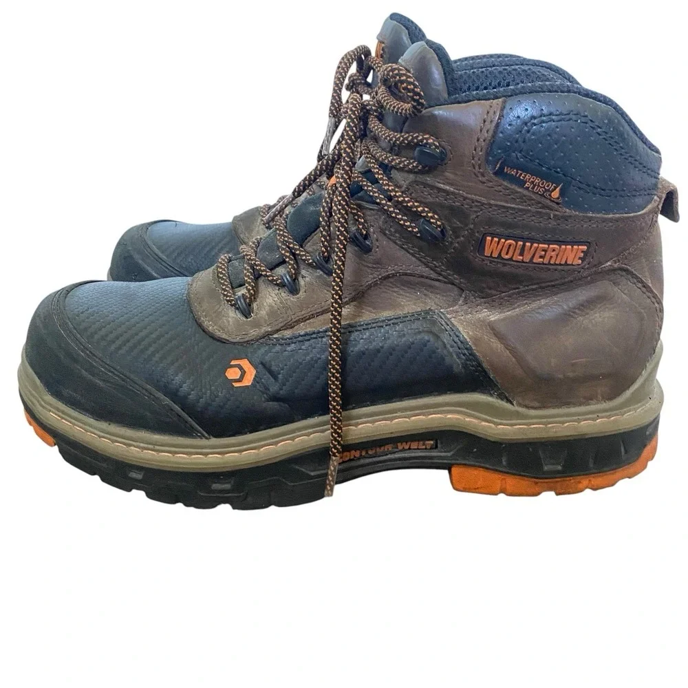 Wolverine Work Boots Men Size 11 Extra Wide EU 44 Mid Composite Toe Waterproof